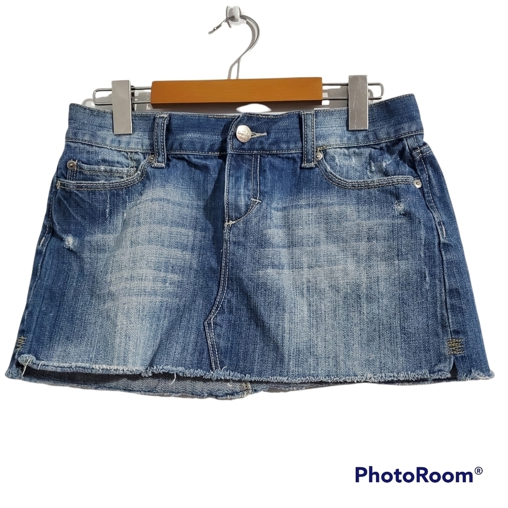Y2K Skirt Women's  Size 2 Campus Crew Denim Mini Skirt Bratz 90s Baddie Coquette